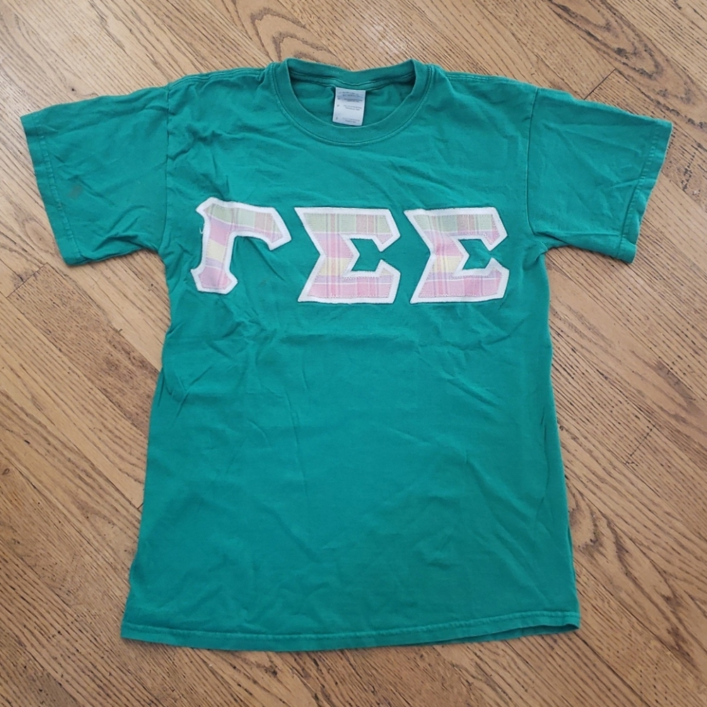 Gamma Sigma Sigma House Letters T-Shirt Size S